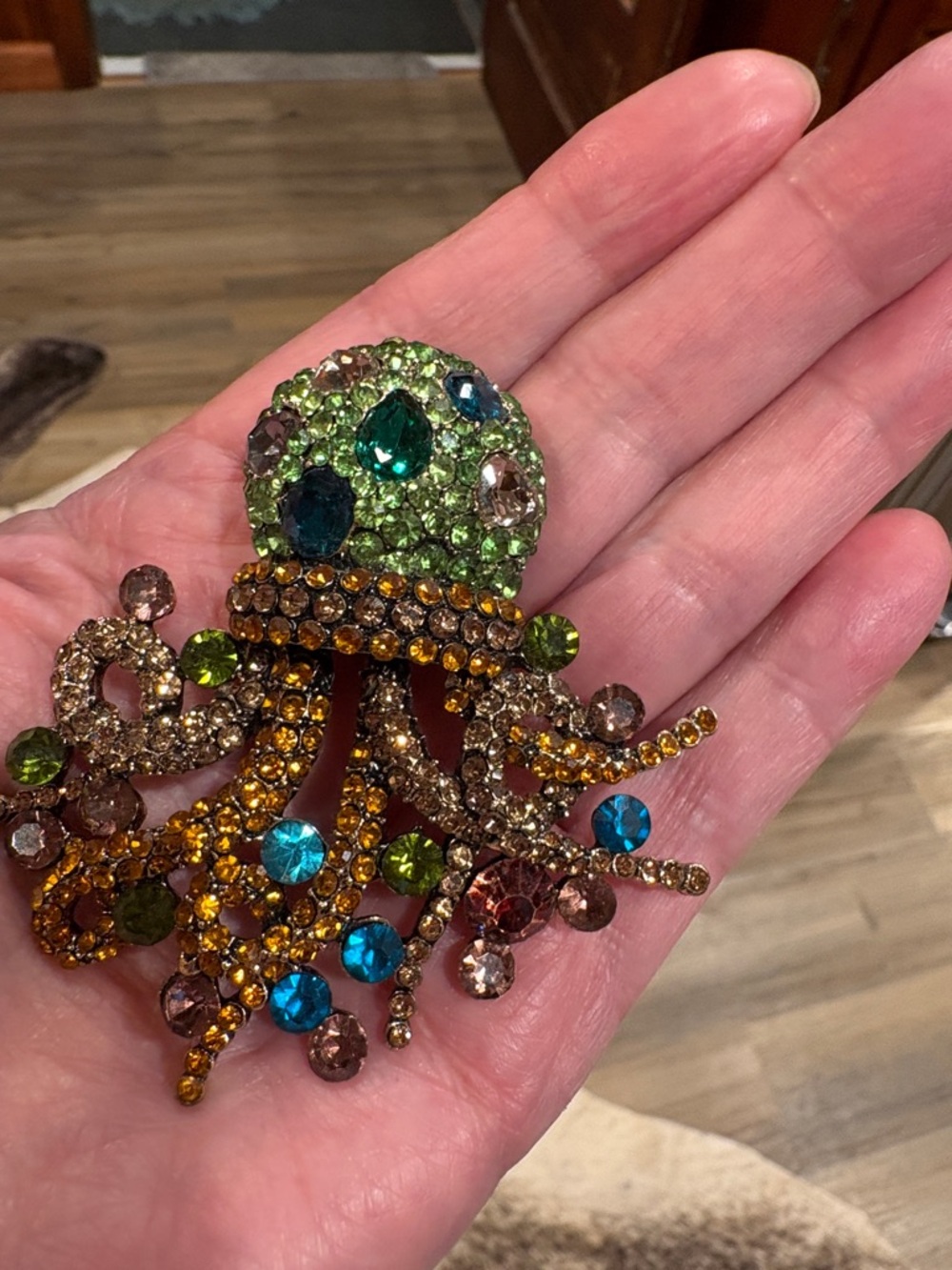 octopus brooch